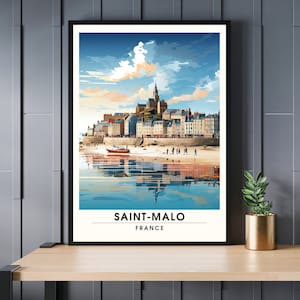 Imprenta Saint-Malo | Impresión de viaje de Saint-Malo