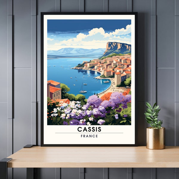 Druck Cassis, Frankreich | Cassis-Reisedruck