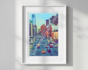 New York Highline View Printable Wall Art