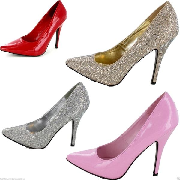 Womens Men's Drag Queen Cross dresser High Heel Platform Court Shoe big Size