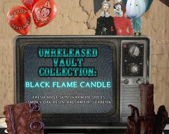 Unreleased Perfume Vault Collection: Black Flame Candle