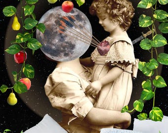 Pierrot Collage Prints PHYSICAL