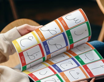 Flashcards de traçage arabe | Alphabet arabe | École à la maison | Alphabet pointillé | Fiche alphabet arabe | تعلم العربية | الحروف العربية