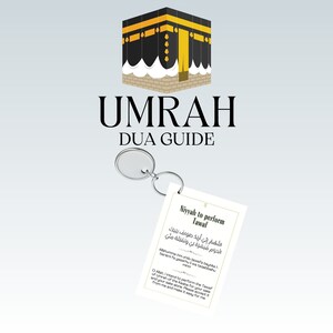Guía OMRA en inglés + texto fonético / Umrah dua / Súplicas / Dua traducida / Tarjetas de oración / Ramadán / Islam