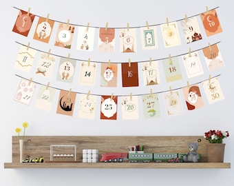 Calendario del Ramadan / Attività del Ramadan per bambini / Pianificatore del Ramadan / Calendario della stamina / Bambini musulmani / Attività di apprendimento del Ramadan