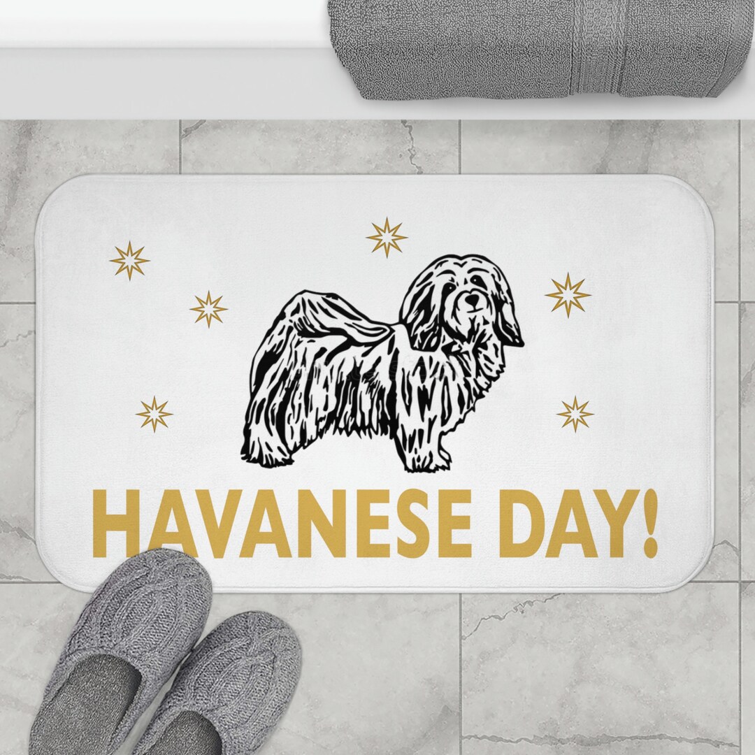 Havanese Bath Mat Etsy