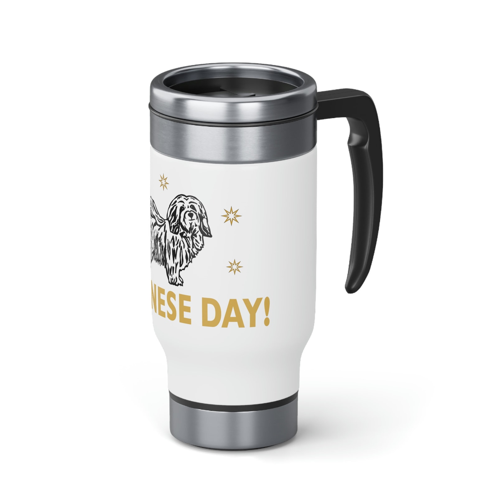 Havanese Stainless Steel Travel Mug With Handle 14oz Etsy