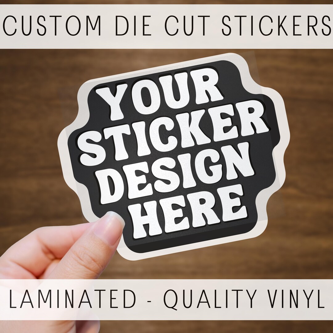 Custom Logo Stickers: Die Cut Vinyl, Small Business Labels - Etsy