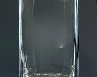 Square Vase: Glass Flower Vase