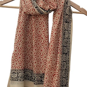 Beach Wrap Pareo Hand Block Printed Cotton Sarong Beach Coverup Scarf Soft Voile Fabric Floral Print Summer Scarves Boho Sarong For Women&#39;s