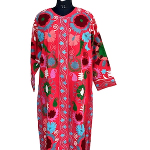 Handmade Embroidered Coat Winter Wear Long Coat For Women Cotton Fabric Jacket Long Vintage Jacket Bohemian Style Long Coat