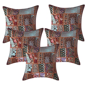 Decorative Pillows with Bright Colors Patchwork Cushion Handmade Kilim Pillow Cover Cotton Pillow Covers Home Decor Cushions
