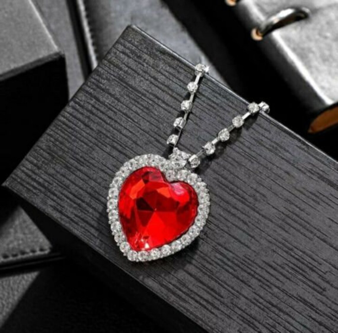 Titanic Necklace Heart of the Ocean Necklace Titanic Sapphire - Etsy UK