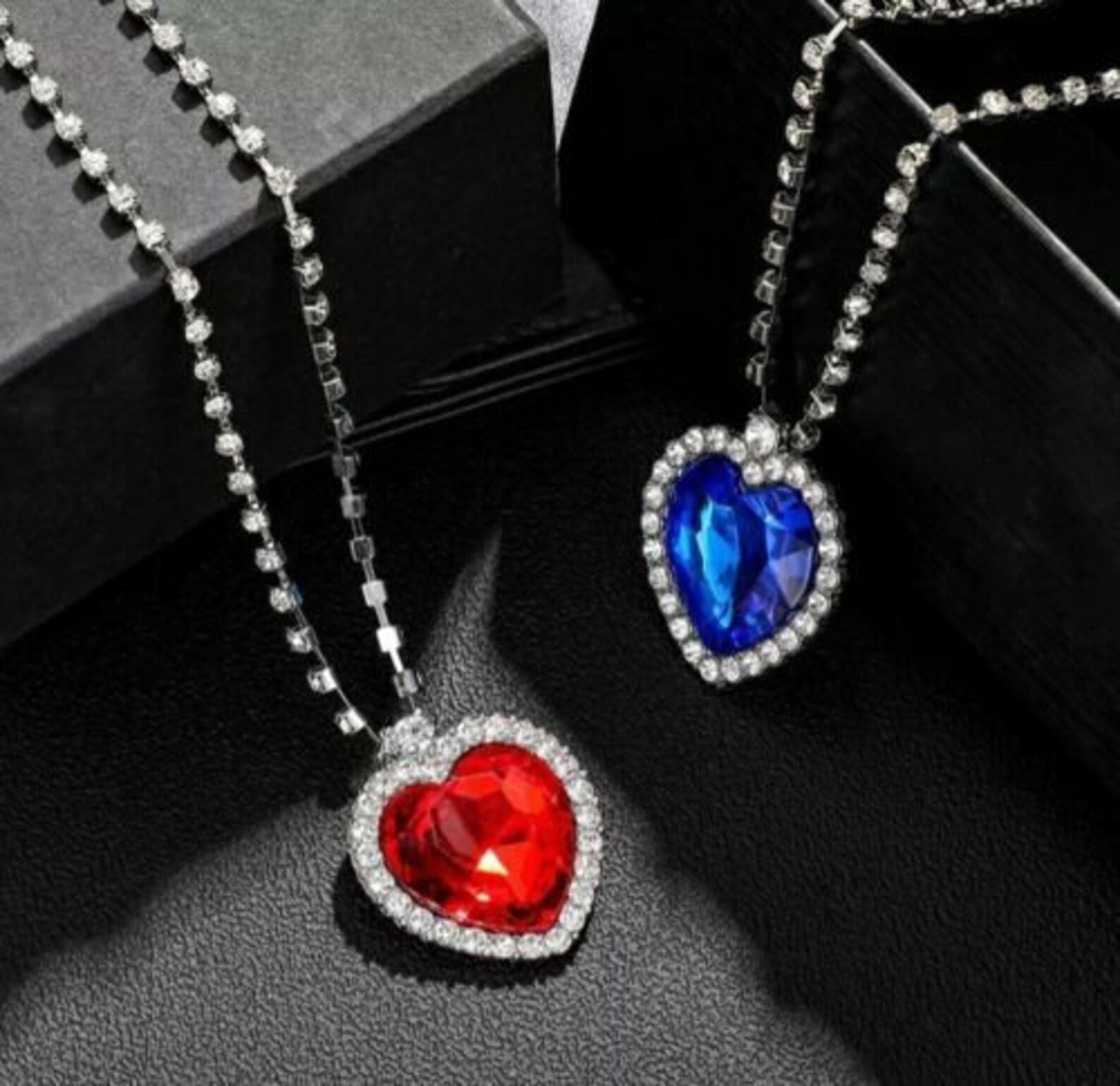 Titanic Necklace Heart of the Ocean Necklace Titanic Sapphire - Etsy UK