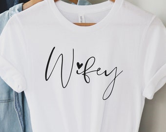 Camiseta de esposa: regalo de despedida de soltera, camiseta para esposa