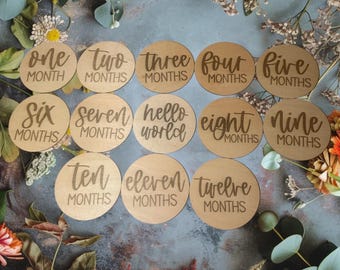 Baby Milestone Cards