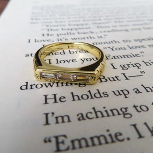 Crystal Gold Ring