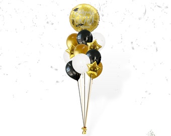 Graduation Balloon Set | 13 pcs | Graduation Party Decor | Congrats Grad | Balloons Decoration | Balloon Bouquet