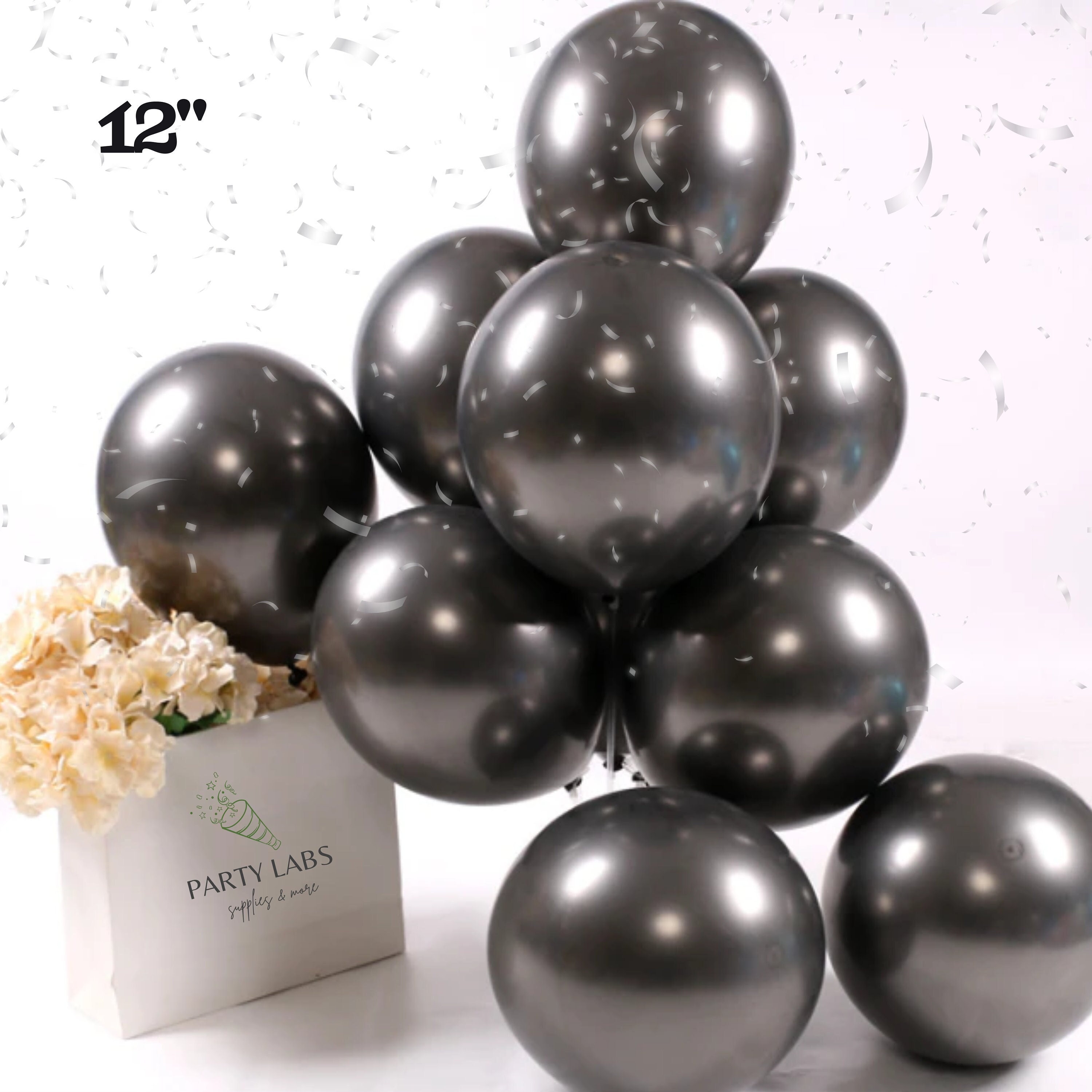 Amazon.com: Black Bow Birthday Party Decorations 122pcs