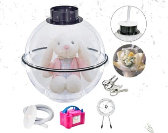 Balloon Stuffing Machine Balloon Stuffer Machine Kit With Electric Air Pump  and Expander Tool Balloons Filling Kit 