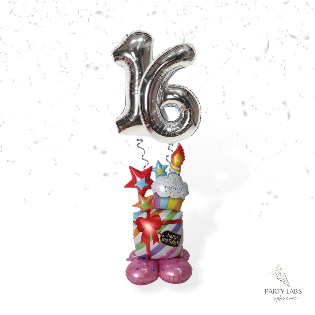 Gift Stacker Birthday Balloon Set | Birthday Present Ideas | Bday Party ...