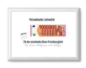Cash gift for retirement / Gift for retirement / Instant gift / Last minute gift / DIY / Public service / Digital download / Money