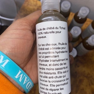 Huile de chébé du Tchad 100% naturelle pour entretien et pousse des cheveux 100ml image 5