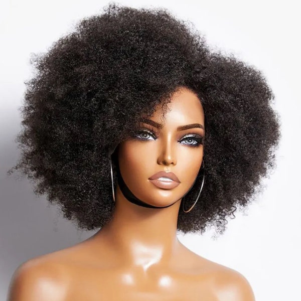 Brazilian Real Afro Human Hair Wig