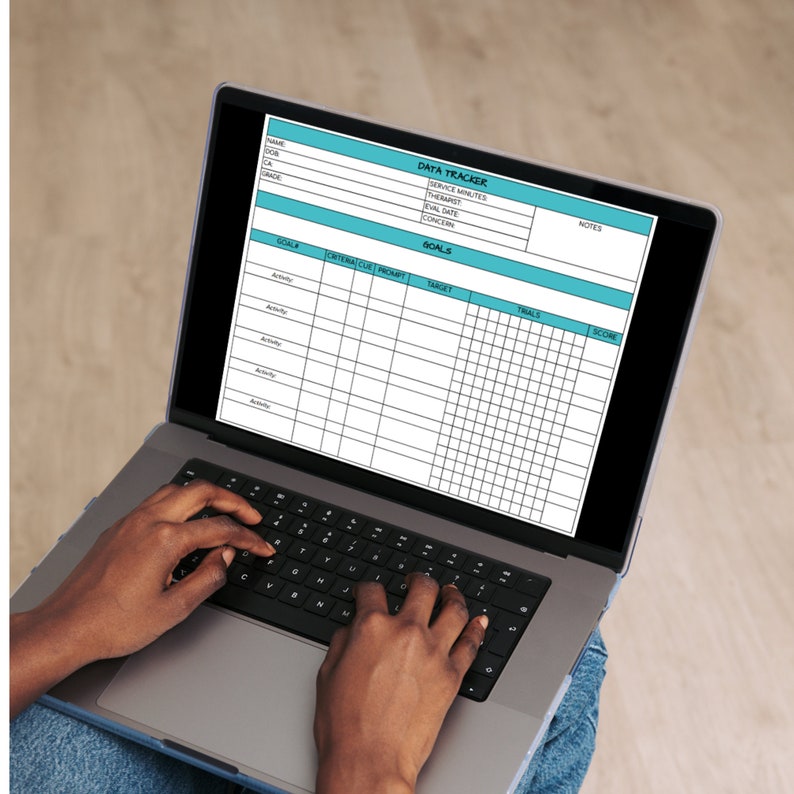 Speech Therapy Data Trackers: SLP Data Collection Logs (digital ...