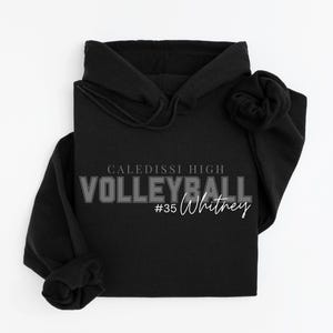 Custom Volleyball Tee | Personalized Name and Number | Volleyball Mom | Player | Gift | Birthday | Christmas | Season | Championship | State