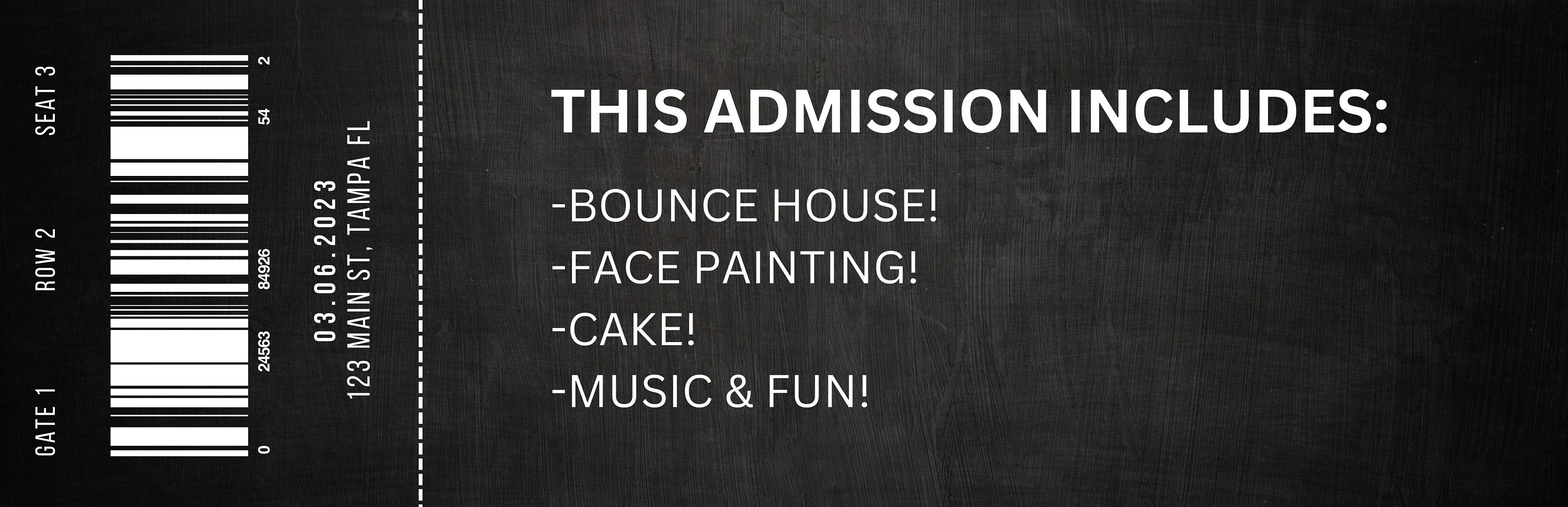 Rockstar Birthday Invitation Ticket Birthday Invitation - Etsy