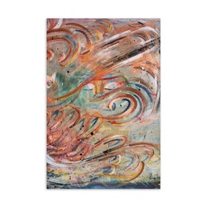 Dream - Mini impression réalisée par un artiste | postale | Impression de peinture acrylique
