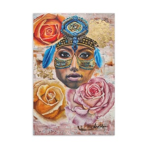 Göttin Energie - Künstler Mini Druck | Postkarte | Druck eines Mixed Media Gemäldes