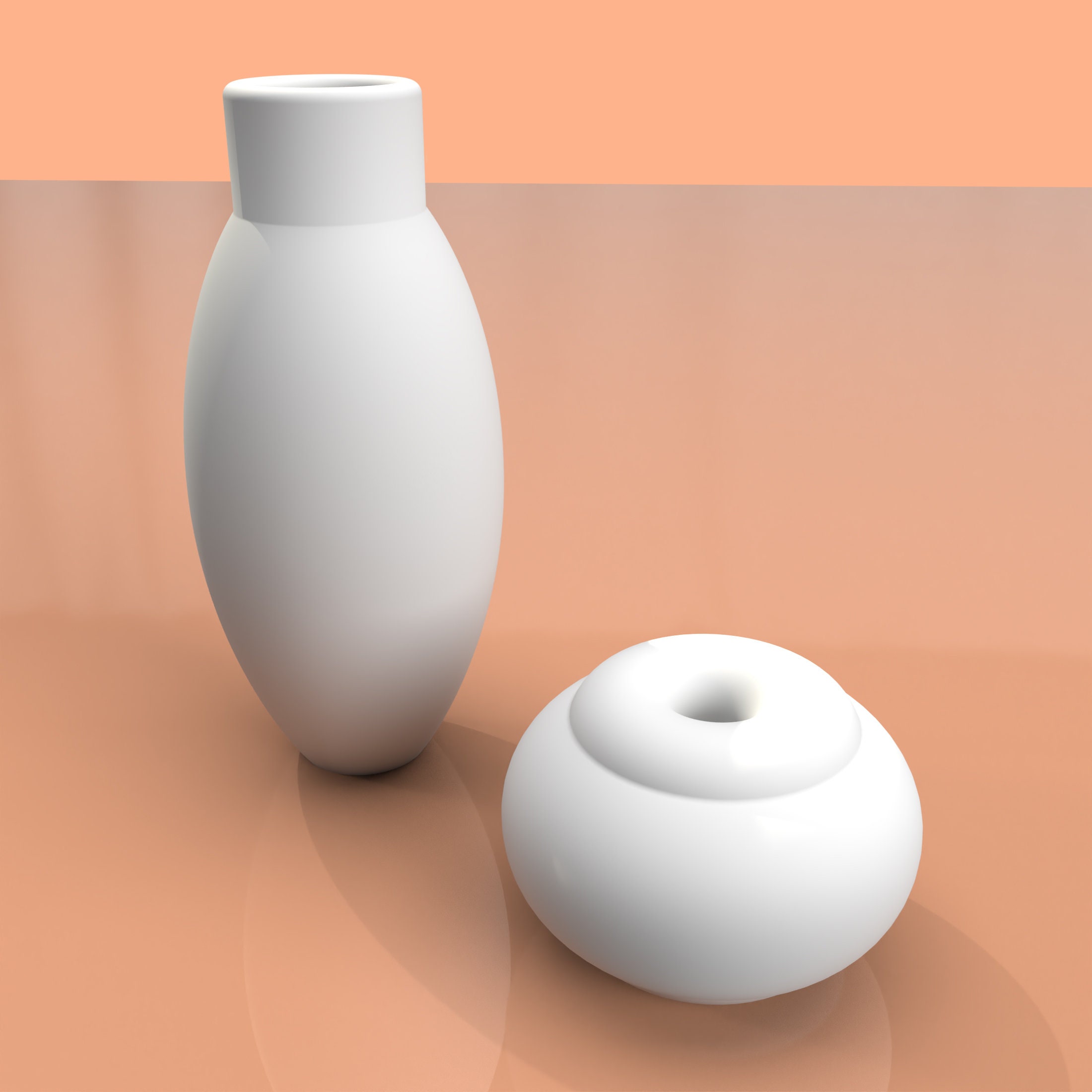 Set of Modern Vases Pots Ceramic 3D Digital Download Etsy