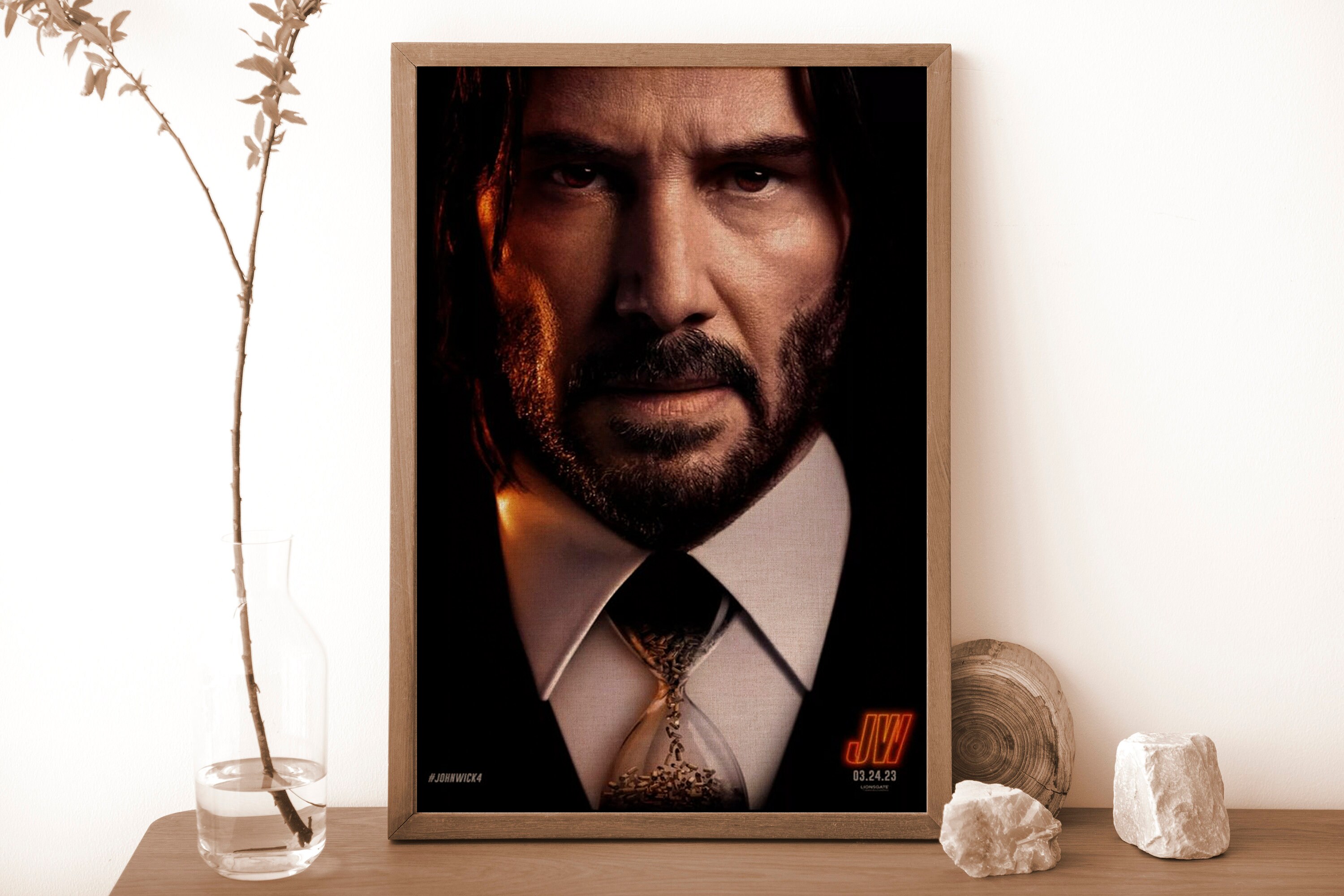 John Wick Poster, John Wick 4 Poster, Movie Poster, Vintage Poster,