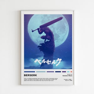 Berserk minimalist poster  Berserk, Anime printables, Anime cover