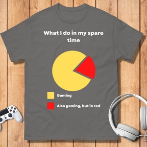 My Time Gaming Shirt, PacMan gaming shirt, Gaming tijd Grappig, pacman shirt, Funny Gaming tijd
