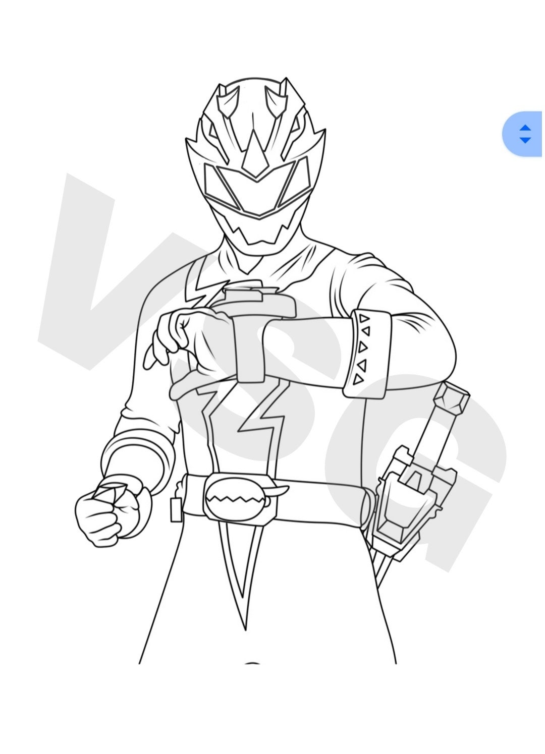 Coloriage Power Rangers Beast Morphers 17 Power Rangers Coloring Pages Blue Power Ranger Theme - Etsy Canada