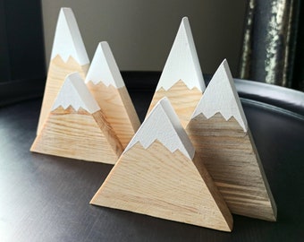 Wedding Table Decor, Wedding Gifts, Wooden Mountain Decor, Mountain Wood Decor, Gifts for dad, Fathers Day Gift