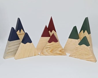 Wedding Table Decor, Wedding Gifts, Wooden Shelf Decor, Mountain Wood Decor, Mother&#39;s Day Gift, Gift for Mom
