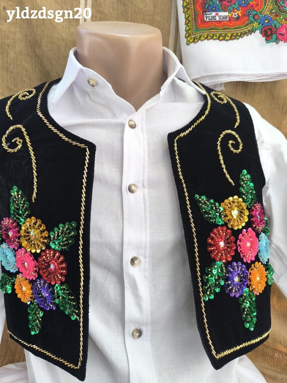 （未使用）『TODAYFUL』　embroidery middle vest TODAYFUL Embroidery Middle Vest