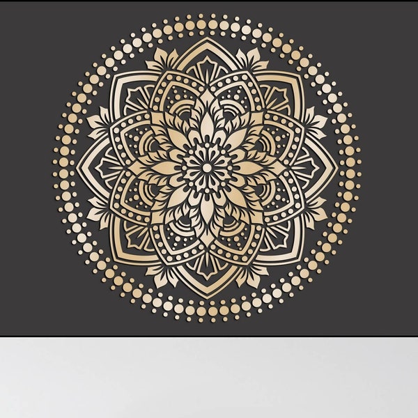 Mandala Stencils, Series 2, Large Format Wall Art Painting Stencil, Reusable Plastic Decoration Template