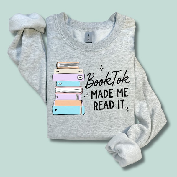 Booktok Made Me Read It Cosy Sweater Jumper