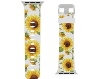 Apple Watch Band Watch Band Sunflower Band Sunflower Decor Series Band Gift for Her Flower Lover Graduation Mother s Day Etsy