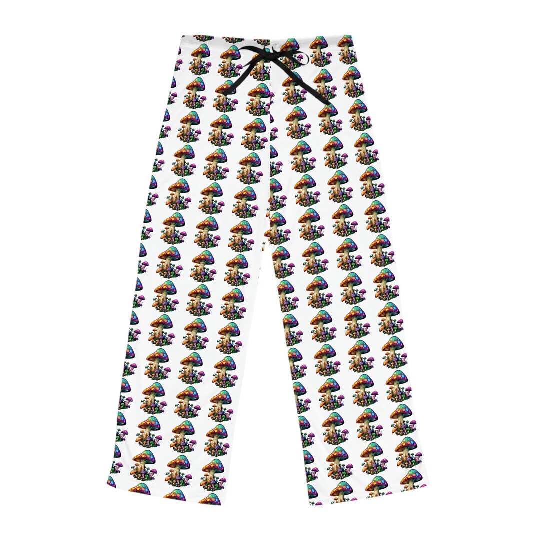 Mushroom Pants, Psychedelic Pants, Magical Mushrooms, Nightwear, Shroom