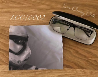 Glasses Lens Cleaning Cloth, Soft Cloth for Glasses Spectacles, Soldier Trooper Lens Cleaning Gift, Soldier Trooper Lens Cleaner Gift