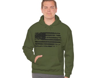 Worn Flag Hoodie