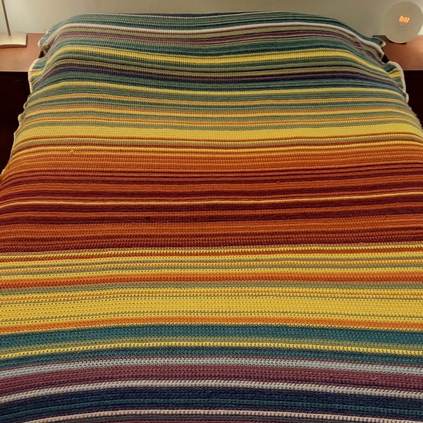 Temperature Blanket Tracking Template and Crochet Pattern (Google Sheets) Fahrenheit