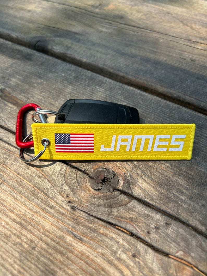 Custom Keychains %30 OFF Buy 3 Get 30 OFF Custom Jet Tag Motorcycle keychain Any Logo, Any Text, Customized Both Sides image 4