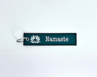 Yoga Key Tag Usd 9.99 Free Shipping | Custom Keychain | Custom Jet Tag | Just Breath Key Tag | Yoga Lover Key Tag | Yoga Lover Key Tag